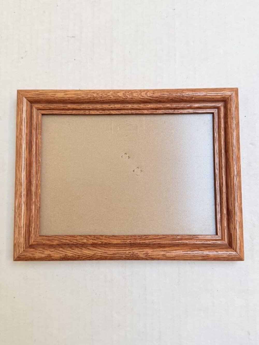 Solid Oak Frame With Glass Wood Farmhouse Country Rustic Wall Natural
